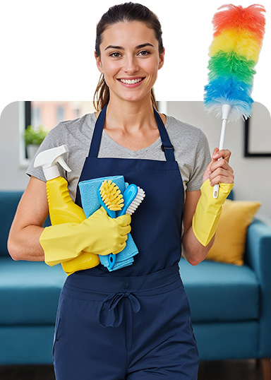 Professional house cleaning services ready to clean your home